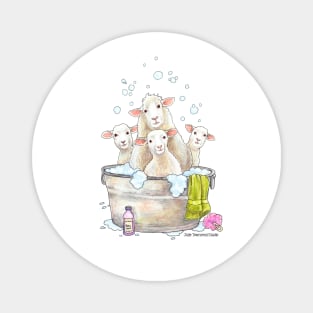 Baa Baa Bath Sheep Magnet